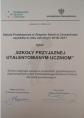 Certyfikat szkoły przyjaznej utalentowanym uczniom dla Szkoły Podstawowej w ZS w Chorzelowie