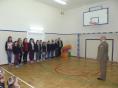 Uczniowie SP w Rydzowie spotkali się z Podporucznikiem Wojska Polskiego Ks. Jerzym Skiminą